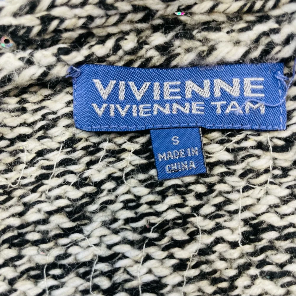 Vivienne Tam Gray Cozy Knit Cardigan Size Small